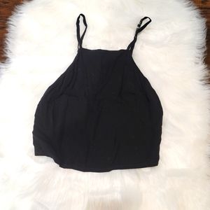 Express black crop top